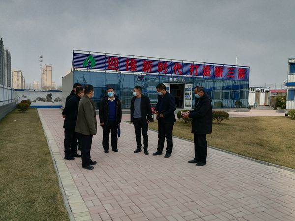 yl6809永利集团领导到yl6809永利集团路家洼、裴家村城中村改造村民安置用房项目检查疫情防控工作